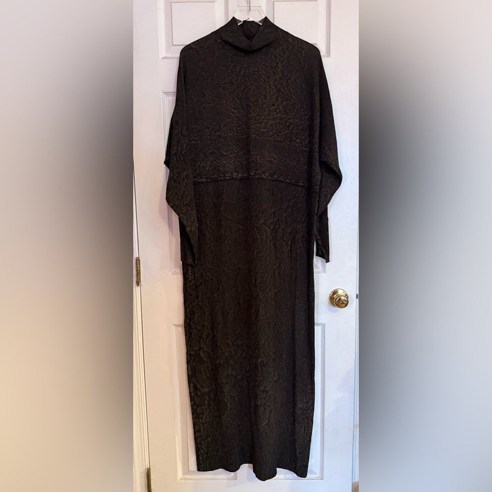 Kiss of the Wolf Womens Vintage Hand Painted Dress Set, one size, Dk Green & Blk - Picture 7 of 9